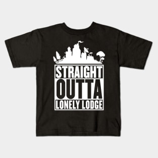 STRAIGHT OUTTA LONELY LODGE T-Shirt Kids T-Shirt